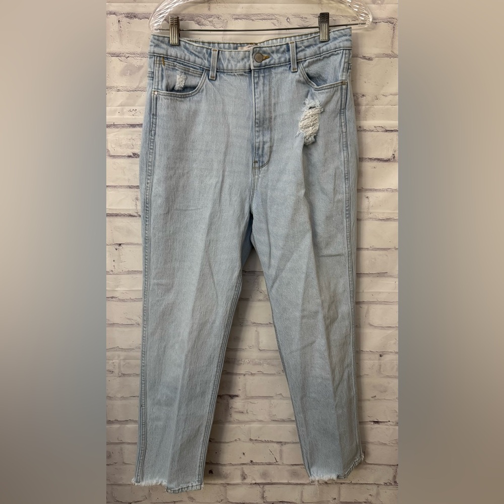 Wrangler Size 14 Mom Fit Tapered High Rise Mom Blue Jean Dreamboat Stretch‎